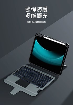 悍能 iPad 鍵盤保護套(背光版) NILLKIN Apple iPad 10.9 (2022/10代)保護套