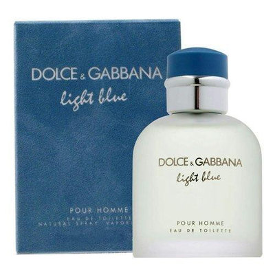 美樂 Dolce&Gabbana Light Blue 淺藍男淡香水125ml簡裝