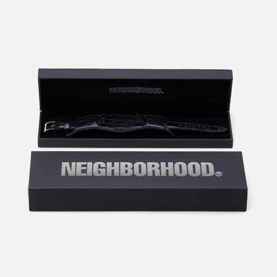 豪華で新しい 新品 NEIGHBORHOOD 通販 22AW LEATHER EMB WATCH - BAND