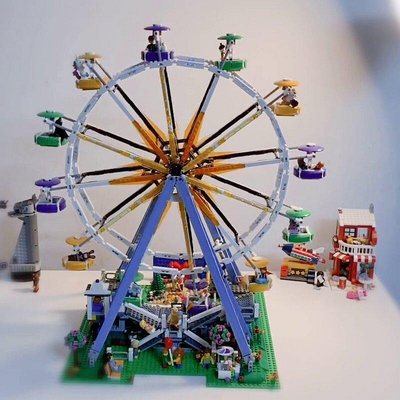 極致優品 LEGO樂高10247創意街景摩天輪男孩女孩組裝積木拼搭益智玩具禮物 LG593