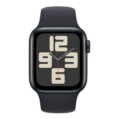 💓好市多代購/可協助售後/貴了退雙倍💓 Apple Watch SE (GPS) 40公釐午夜色鋁金屬 午夜色運動型錶帶