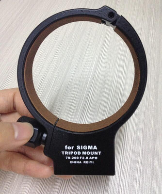 眾信優品  適馬SIGMA小黑70-200mm F2.8 APO 鏡頭腳架環 內徑約71mm 植絨SY1428