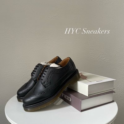 [HYC] DR.MARTENS 馬丁3839 BORGUE 雕花鞋 皮鞋 紳士 黑魂 黑 EU36 1384400