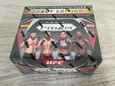 Panini 2021 UFC Prizm HOBBY BOX 全新未拆盒卡 附上近期EBAY結標價