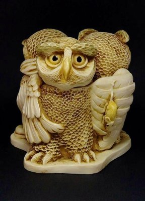 英國 貓頭鷹 Harmony Kingdom 和諧王國 貓頭鷹 首飾盒 雕塑 收藏 擺飾 禮品
