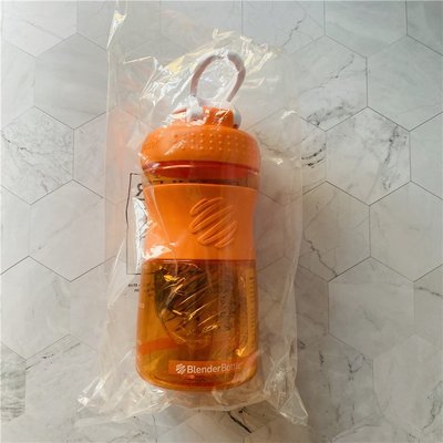 熱賣 隨身杯 nuskin國產如新TR90搖搖杯奶昔水杯橘色500ML