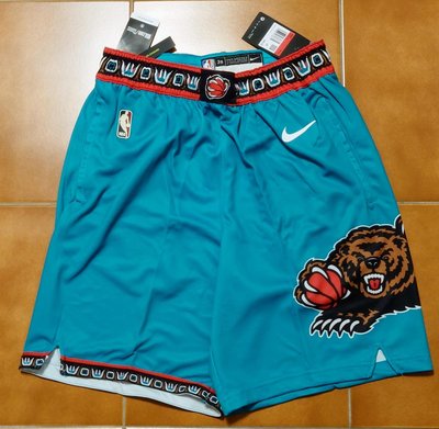 (完售) Nike NBA 灰熊隊 復古球褲 短褲 大圖 Ja Morant JM
