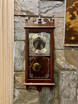 日本Citizen星辰巴洛克式半機械掛鐘 時鐘 古時計（已售出）