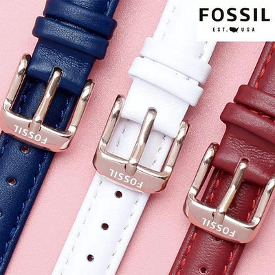 好品質適配FOSSIL手錶帶女 真皮 化石ES3737/3795/3843/4385/4386/4338