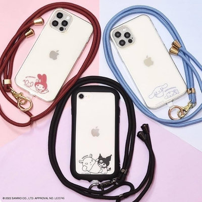日本三麗鷗可調長度手機殼背帶 大耳狗/庫洛米兩款可選