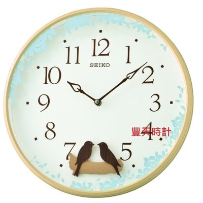 豐天時計【SEIKO】日本 精工 SEIKO 時鐘 幸福喜鵲 掛鐘 時鐘 QXC237 QXC237Z 白