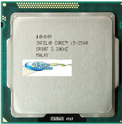 【台灣現貨】Intel 二代 Core I5-2500『 3.3G 』拆機良品、支援H61、H67、P67晶片組主機板