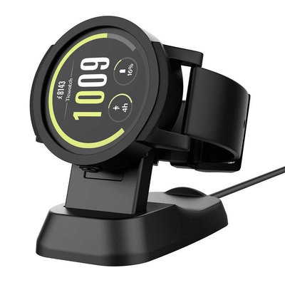 適用Ticwatch E/S手錶通用座充 二合一USB充電底座便攜式充電支架 Ticwatch S/E手錶數據線充電器--台北之家