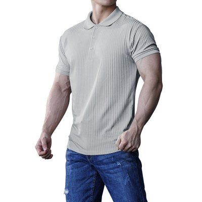 2023男裝夏季男士Polo衫韓版潮流純色薄款透氣冰絲翻領短袖新款