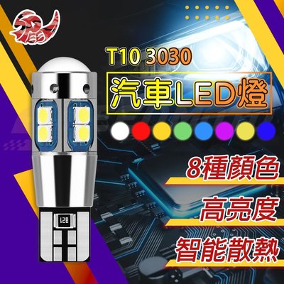 【Speedmoto】鋁合金 T10 3030 10晶 LED 透鏡 小魚眼 牌照燈 解碼 室內燈 閱讀燈 車牌燈 小燈