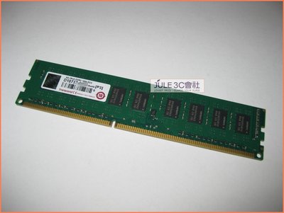 JULE 3C會社-創見 雙面 DDR3 1600 8GB 8G ECC 一般桌機可用/TS1GLK72V6H 記憶體