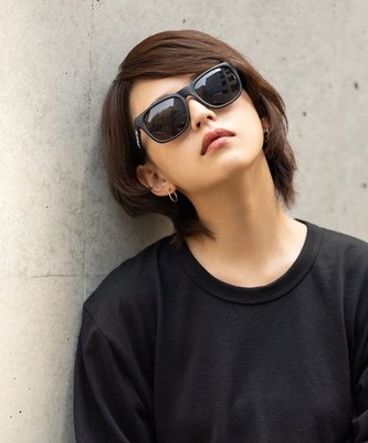 【 K.F.M 】THRASHER HOMETOWN SUNGLASSES 日本限定 經典LOGO 墨鏡 太陽眼鏡 黑色