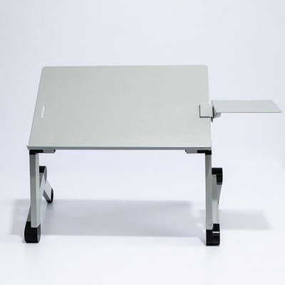 手機支架 平板支架 T8鋁合金筆記本折疊電腦桌  辦公桌床上站立小桌子升降桌增高支架