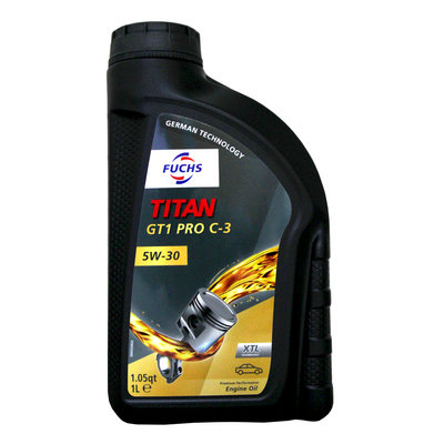 【易油網】FUCHS TITAN GT1 PRO C3 5W30 5w-30福斯柴油、汽油車引擎用機油