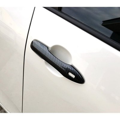 【JR佳睿精品】Toyota 豐田 Prius 4代 XW50 15-18 卡夢 水轉印 碳纖維 把手 門把手 拉門