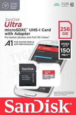 SANDISK ULTRA TF 256G 256GB MICROSD 記憶卡 讀150MB/S 台灣公司貨 台中