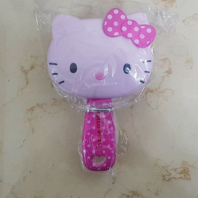日本(SANRIO)三麗鷗 Hello Kitty 粉紅臉立體造型按摩梳