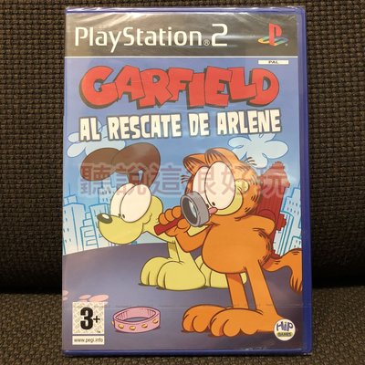 全新未拆 歐版 PS2 加菲貓 Garfield AL RESCATE DE ARLENE 遊戲 5 T891