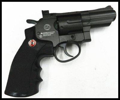 【原型軍品】全新 II  WG SP708 2.5吋 6mm CO2動力 全金屬 左輪手槍 黑