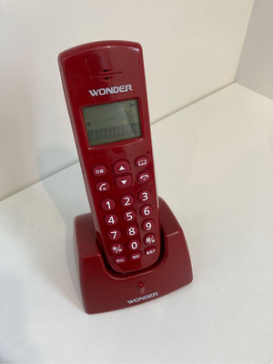 WONDER旺，德 DECT數位無線電話 紅色 (WT-D06)