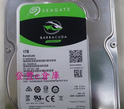 【登豐e倉庫】 YF752 Seagate ST1000DM010 1TB SATA3 硬碟