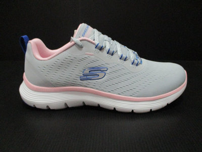 SKECHERS FLEX APPEAL 5.0 女健走鞋 運動鞋 避震緩衝 輕量 避震 灰粉 150201GYMT