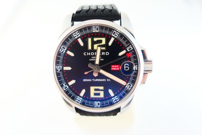 [吉宏精品交流中心]CHOPARD 蕭邦 MILLE MIGLIA GT XL 黑面 自動機械 膠帶 男錶