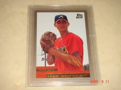 美國職棒 Cardinals Adam Wainwright  2000 Topps Traded #T88  RC 新人卡 球員卡