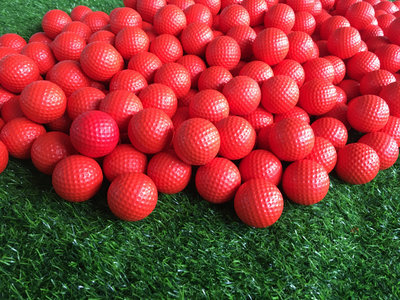 高爾夫球高爾夫球PU球軟球室內練習球彩色海綿球練習場用球個人練習用