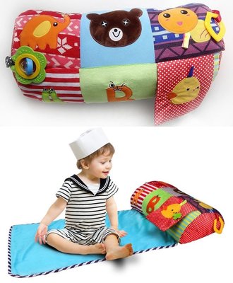 (可愛動物昆蟲(新款)英國mamas papas 教育功能性嬰兒爬爬毯趴趴枕抱枕遊戲毯兒童枕