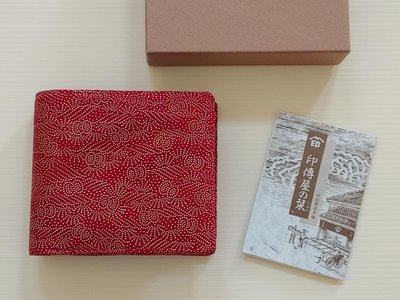 【全新】日本印傳屋 皮夾 短夾