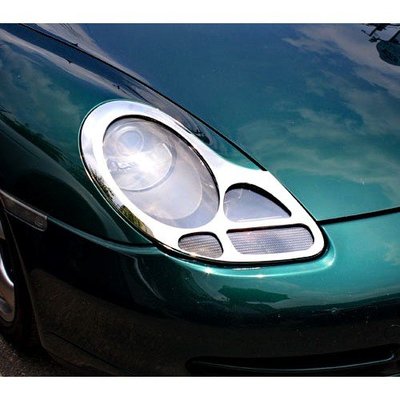 【JR佳睿精品】97-05 Porsche 保時捷 Boxster 986 鍍鉻大燈框 前燈框 電鍍 配件 台灣製