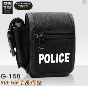 GUN POLICE字萬用包(#G-158)【AH05001】99愛買