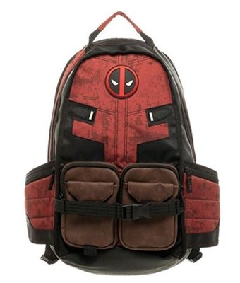 【丹】A_Bioworld Marvel Deadpool Laptop Backpack 漫威 死侍 後背包