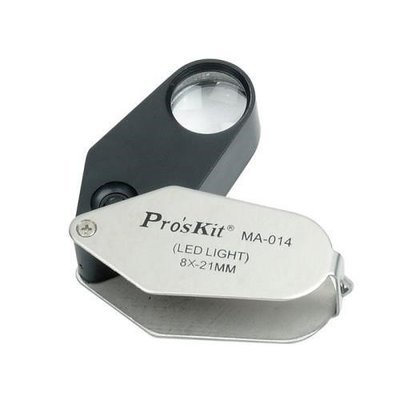 ProsKit寶工 MA-014 LED燈手持放大鏡(8X)