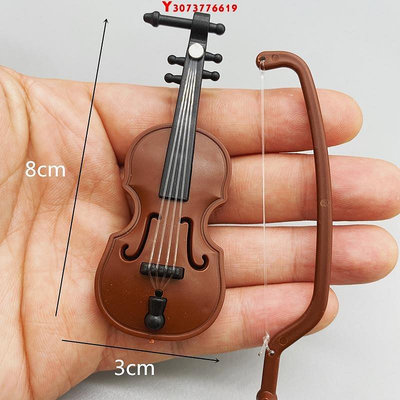 新款推薦 迷你小提琴 電吉他 微縮場景模型桌面樂器裝飾小擺件拍攝道具 可開發票