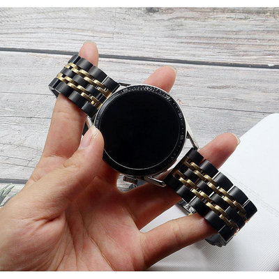 適用小米xiaomi手表color/2表帶S1 pro腕帶watch S2智能42mm運動46mm官方金屬不銹鋼表帶七珠鏈式精鋼S3腕帶