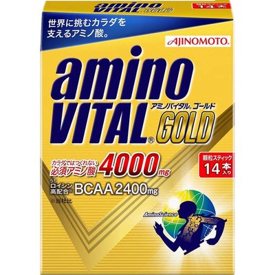 騎跑泳者-日本味之素(公司貨)amino VITAL 黃金級胺基酸粉末 14pcs(免運)