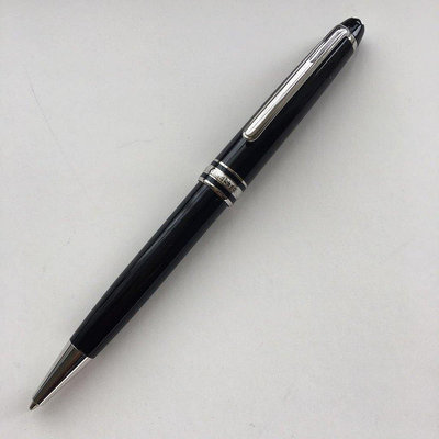 海外購Mont Blanc萬寶龍 大班系列p163黑色樹脂金屬簽字筆寶珠筆水筆園珠筆