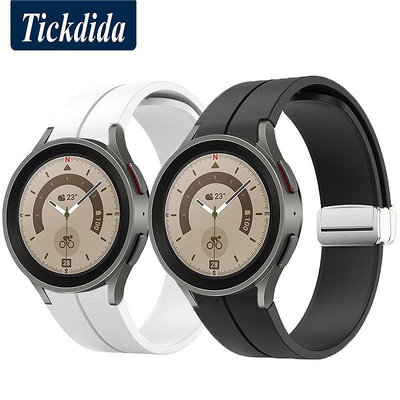 適用於 Samsung Galaxy Watch 5 錶帶手錶 4 Classic 46mm 錶帶手錶 5 Pro 磁性
