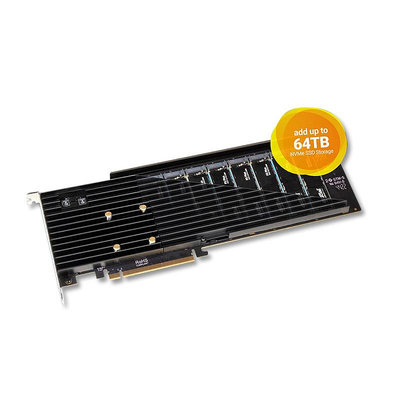 SONNET FUS-SSD-8X4-E4S M.2硬碟 PCIE擴展卡MAC PRO升級硬碟卡