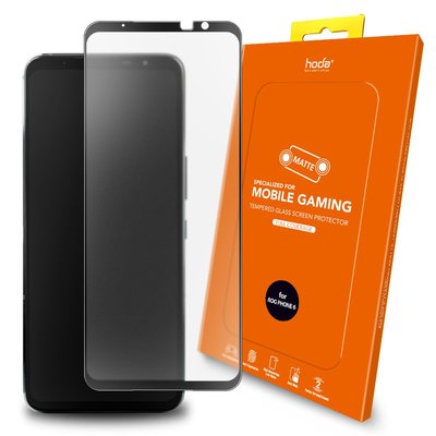 hoda 電競磨砂手遊 2.5D 滿版 9H 玻璃保護貼，ASUS Rog Phone 6 Pro