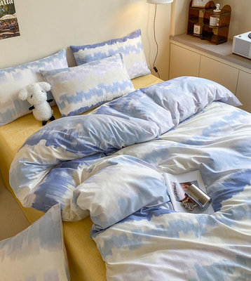 床包北歐純棉床上四件套100全棉床品ins簡約宿舍床單三件套男床笠被套
