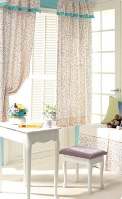 台中窗簾-雅式多窗簾布~無接縫窗紗~可愛童話房~每呎300-360元特價中《台中市免運費》