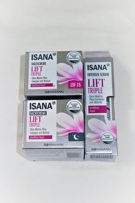 【 CJ小棧 】德國 Isana Lift Triple 系列 (日晚霜/精華液)